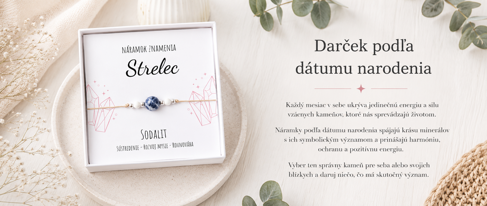 náramky podla datumu narodenia